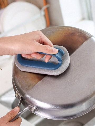 金剛砂海綿擦魔力擦洗碗海綿百潔布清潔洗鍋廚房洗碗布刷碗神器