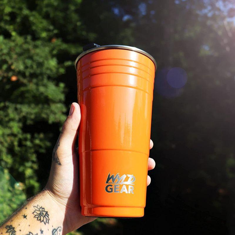 ワイルドギア WYLD GEAR タンブラー CUP 24oz ワイルドカップ 710ml キャンプ Orange