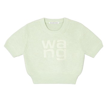 alexanderwang 密織凹刻短袖套頭衫