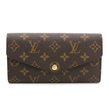 LOUIS VUITTON路易威登 M60531  Sarah 老花翻蓋釦式長夾