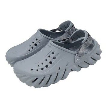 Crocs 洞洞鞋 Echo Clog 男鞋 女鞋 波波克駱格 混凝灰 涼拖鞋 卡駱馳 2079370Z3