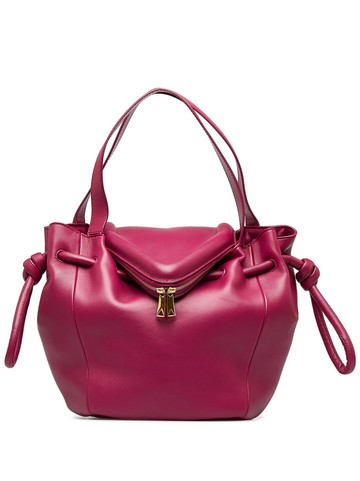 Bottega Veneta Pre-Owned - Beak leather handbag - women - Calf Leather - One Size - Pink