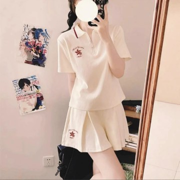 售完無補 先到先得  下殺出清 瑜珈套裝 運動服 瑜珈衣 速乾衣 涼感運動服 t恤女韓系學院風休閒運動服套裝女夏季寬鬆p