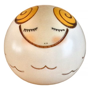 USABURO KOKESHI 卯三郎木芥子 十二生肖 木製擺飾-羊 5.8xH5cm  1個