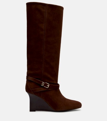 Ganni Wedge knee-high boots