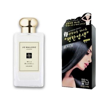 【ORIKS】Pyeonan 白髮專用5分鐘高效便捷染髮霜25入(5入/盒)+Jo Malone香水100ml-藍風鈴
