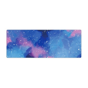 半島良品 深藍夜空/頂級防油防滑皮革地墊_45x120cm(減壓墊 舒壓墊 坐墊 踏墊 野餐墊 貓砂墊)