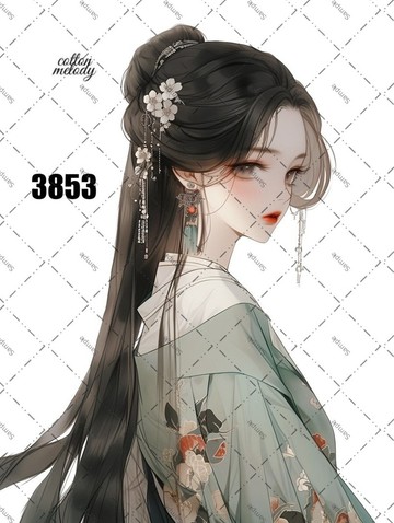 original sticker no.3853 人物貼紙 原創貼紙 原創人物貼紙 裝飾貼紙 cotton melody