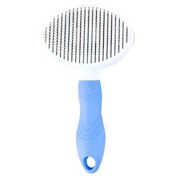 KOMEI 不鏽鋼寵物針梳 適用於貓和狗  藍色  1個