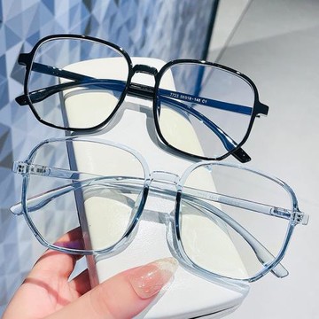 新款多邊大框金屬框男女防藍光鏡片ins簡約個性可配近視眼鏡框潮