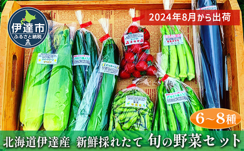 新鮮採れたて！旬の伊達野菜セット（6～8種）