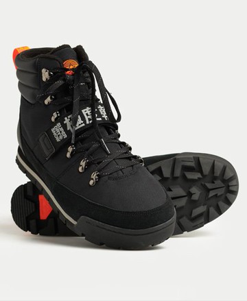 Superdry Men's Men's Outlander Snow Boots Black - Size: 9 Size: 10