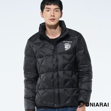【㊙結帳2件再88折】闇光十字紋印鬼頭高級羽絨外套(黑) - BLUE WAY  鬼洗い