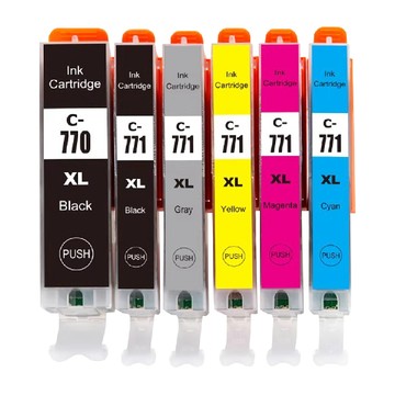 Canon 【TC墨水匣】PGI-770XL CLI-771XL 全新副廠墨水匣 適CANON MG5770/MG6870/TS5070/TS6070/MG7770/TS8070