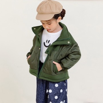 波紋鋪棉雙口袋內刷毛外套-OB嚴選