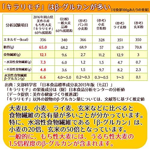 岡山県産 キラリモチ 950g 国産 もち麦