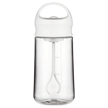 自動攪拌杯 400ml Tritan材質 帶提把設計  白色  1個