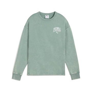 【PUMA】 基本系列Puma Class Washed圓領衫(F)_女性_68503230__歐規｜官方直營