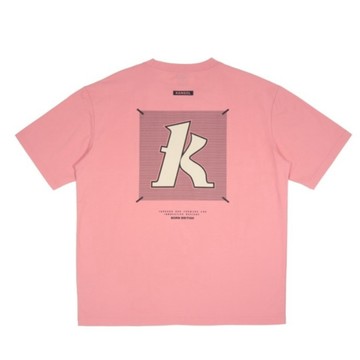 KANGOL 短T 粉紅 印花 大LOGO 短袖 中性 6525101641