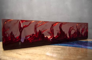 煉獄、手工樹脂鍵盤腕托、人體工學護腕墊、獨特桌上小物、辦公