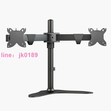 丶左右雙屏顯示器支架電腦底座桌面增高架升降仰俯可調 通用17-32寸