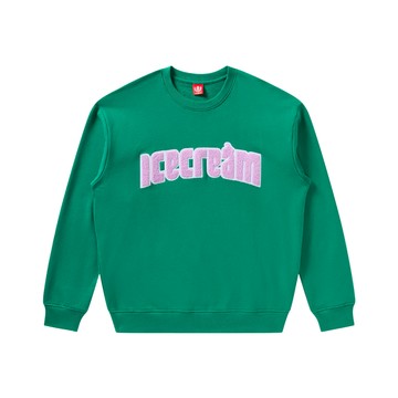 ICECREAM SWIRL SWEATSHIRT 長袖大學T 綠