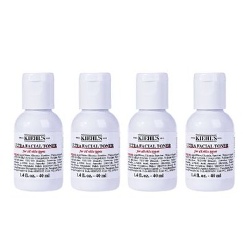 KIEHL S 契爾氏 冰河保濕機能水40ml 平行輸入品 4入組