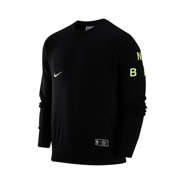 S.G NIKE TEAM 31 COURTSIDE NBA DR9125-010 黑 男款 圓領 長袖 衛衣 大學T