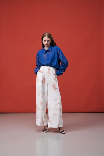 長寬褲/MRI/渲染/白印花/極修飾/落地褲/INF/SS25