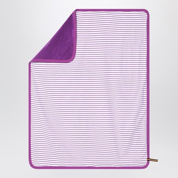 Set two reversible pieces striped white/purple