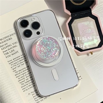 水綠和粉調搭配意外的好看磁吸支架MagSafe適用iPhone