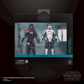 (孩之寶 Hasbro)預購4月 孩之寶 星際大戰 清洗風暴兵 巡邏風暴兵 黑標 6 吋人物
