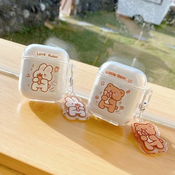 隔日到貨🔥 透明殼 Airpods pro 1/2代 軟殼 保護殼 防摔殼 A16 附掛飾 保護套 耳機殼 耳機套