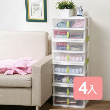 真心良品  - 綠野仙蹤2抽組合收納櫃(4入)