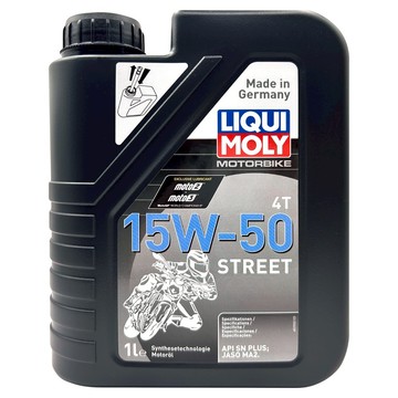 LIQUI MOLY MOTORBIKE 4T STREET 機車機油 15W50  1個  2555
