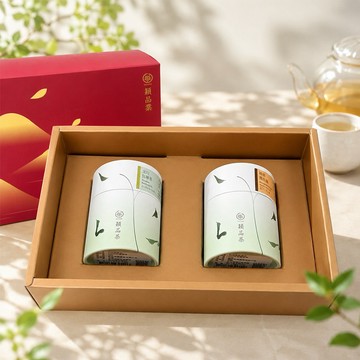 錦繡茶山禮盒【穎品茶】文山包種+精焙黑烏龍