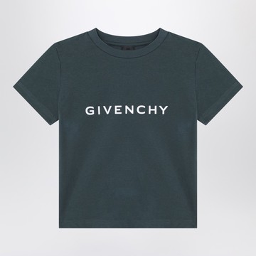 Dark green T-shirt with logo