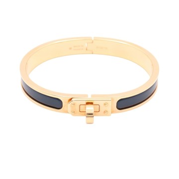 HERMES 愛馬仕 Mini Clic Kelly 手環 藍色 鍍金 H200004F 【二手名牌BRAND OFF】