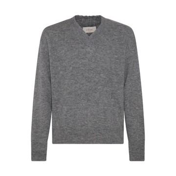 Altea - Light Grey Melange Mohair And Virgin Wool Jumper