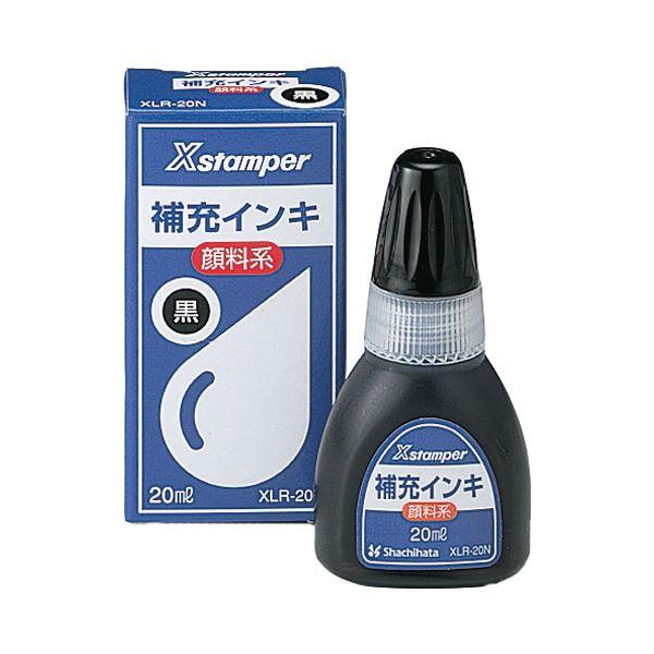 (まとめ) シヤチハタ Xスタンパー 補充インキ 顔料系全般用 20ml 黒 XLR-20N 1個 〔×30セット〕お得な セール