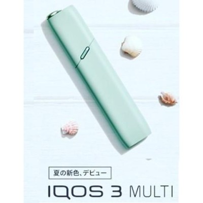 ファッション小物iQOS３ マルチ ミント 夏カラー - タバコグッズ