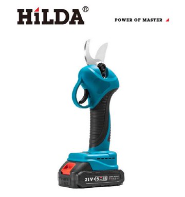 【HILDA】希爾達電動工具 21V 雙電 充電式 無線剪枝機/電動剪刀