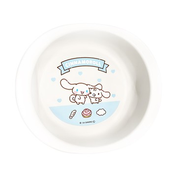 Skater 銀離子寬口塑膠盤 5個月以上  1個  大耳狗 白色 + 藍色