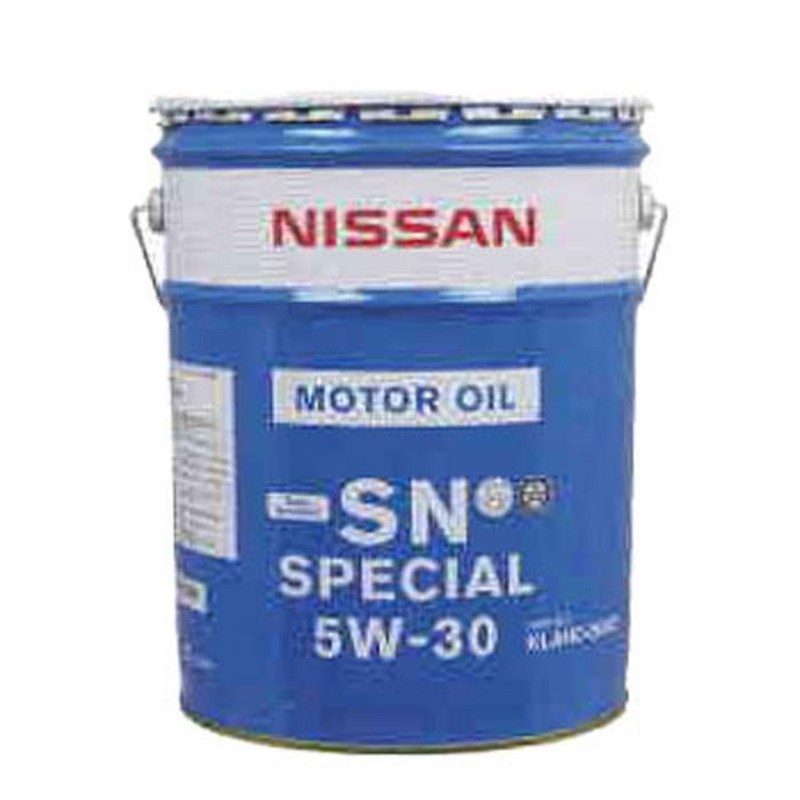 メンテナンス用品日産 エンジンオイル ＳＮスペシャル 5W-30 20L