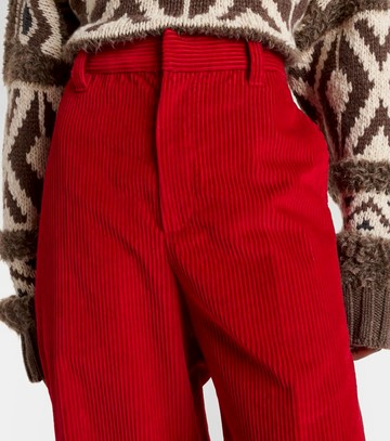 Brunello Cucinelli High-rise cotton corduroy wide-leg pants