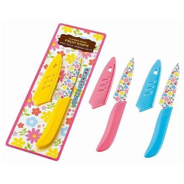 小禮堂 ECHO 不鏽鋼水果刀 (3色隨機出貨)