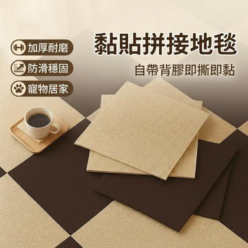 【台灣現貨】 黏貼式拼接地毯 黏貼式地毯 居家地墊 拼接地墊 地毯 地墊 寵物地墊 防滑地墊 墊子