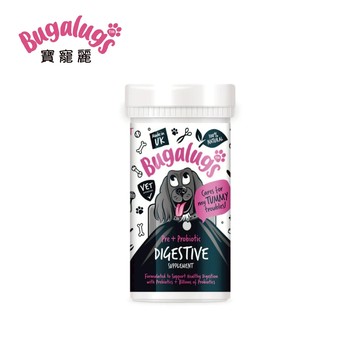 【Bugalugs 寶寵麗】英國 天然好腸胃保養粉 犬用80g 寵物益生菌 狗狗益生菌 腸道保健 幫助狗消化吸收