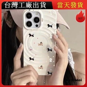 🔥臺灣現貨🔥波漾殼磁吸 適用iPhone蘋果17promax 16 15 14 13 12 11 X 7P/8P