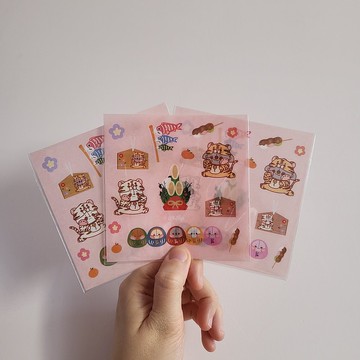 Vipstorey樹熊|新春刀模貼紙